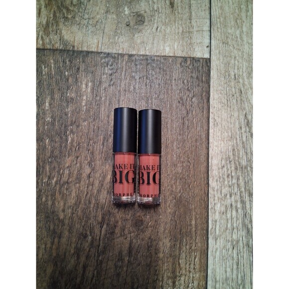NEW! Bundle of 2 Morphe Make it Big Plumping Lip Gloss in Natural Born Kisser - Picture 1 of 3
